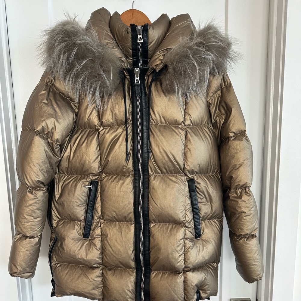 Rudsak down filled bomber jacket